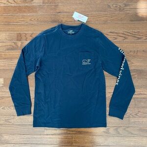 Vineyard Vines Kid’s Navy Long Sleeve Tee
